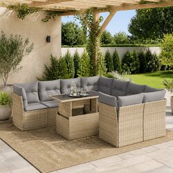 Enhance Your Outdoor Space with a 9-Piece Sofa Set