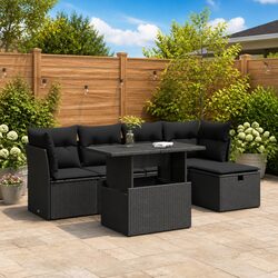 Transform Your Outdoor Space with a 6-Piece Sofa Set