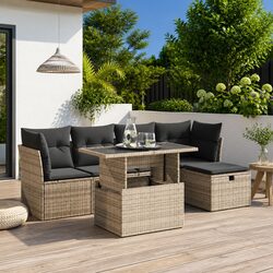 Enhance Your Outdoor Space with This 6 Piece Sofa Set
