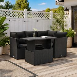 Transform Your Outdoor Space with 5-Piece Sofa Set
