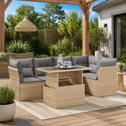 Enhance Your Outdoor Space with This Garden Sofa Set