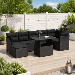 Transform Your Outdoor Space with This 8-Piece Garden Sofa Set