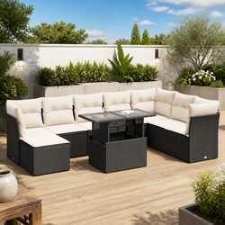 Elevate Your Outdoor Space with This 9 Piece Garden Sofa Set