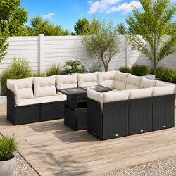 Transform Your Patio with This Stylish 11 Piece Sofa Set