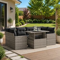 Transform Your Outdoor Space with This 7-Piece Sofa Set