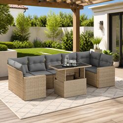 Elevate Your Outdoor Living with This 8-Piece Sofa Set