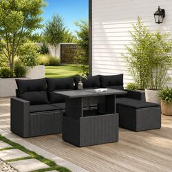 Transform Your Patio with This 6-Piece Garden Sofa Set