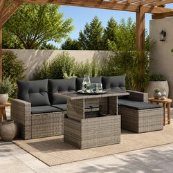 Elevate Your Outdoor Space with a 6-Piece Sofa Set