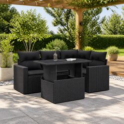 Enhance Your Outdoor Living with a 5 Piece Garden Sofa Set