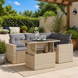 Elevate Your Outdoor Space with a Stylish 5-Piece Sofa Set