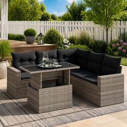 Transform Your Outdoor Space with a 6-Piece Sofa Set