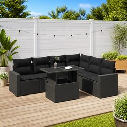 Elevate Your Outdoor Space with This 7-Piece Garden Sofa Set