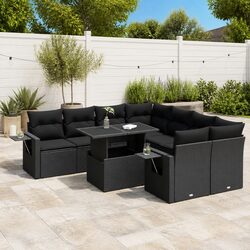 Enhance Your Outdoor Space with This 9 Piece Garden Sofa Set