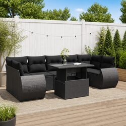 Enhance Your Outdoor Space with an 8-Piece Garden Sofa Set