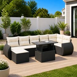 Transform Your Outdoor Space with This 8 Piece Sofa Set