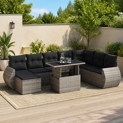 Elevate Your Outdoor Space with a 9-Piece Sofa Set