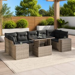 Transform Your Outdoor Space with This 8 Piece Sofa Set
