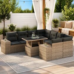 Transform Your Outdoor Space with a 9-Piece Sofa Set