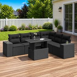 Enhance Your Outdoor Space with This 7 Piece Sofa Set