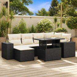 Enhance Your Outdoor Space with 7-Piece Garden Sofa Set