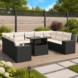 Outdoor 10-Piece Modular Sofa Set – Comfort in Your Space
