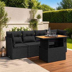 Inviting 5 Piece Patio Lounge Set - Outdoor Comfort