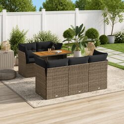 Transform Your Outdoor Space with This 6 Piece Sofa Set