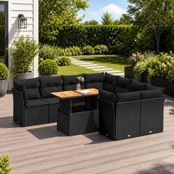 Elevate Your Outdoor Experience with a 9 Piece Sofa Set