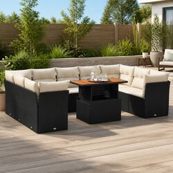 Enhance Your Outdoor Space with This 10-Piece Sofa Set