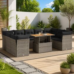 Enhance Your Outdoor Living with This 10 Piece Sofa Set