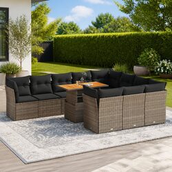 Transform Your Outdoor Space with This 11-Piece Sofa Set