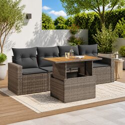 Enhance Your Outdoor Space with This 5-Piece Sofa Set