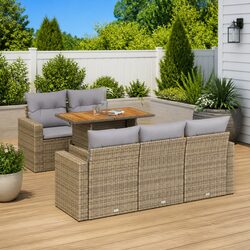 Enhance Your Outdoor Living with 6 Piece Sofa Set