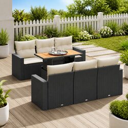 Enhance Your Outdoor Living with 7 Piece Sofa Set