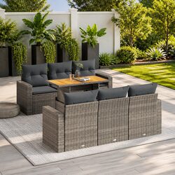 Grey Rattan Sofa Set: Elevate Your Outdoor Living