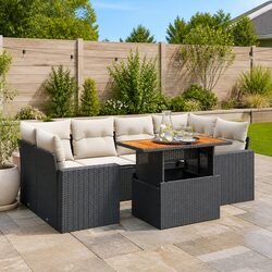 Enhance Your Outdoor Space with 7 Piece Garden Sofa Set