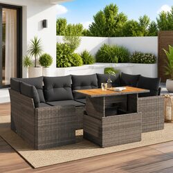 Enhance Your Outdoor Space with a 7 Piece Sofa Set