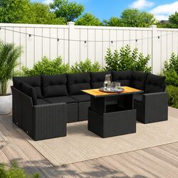 Enhance Your Outdoor Space with 8-Piece Garden Sofa Set