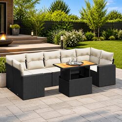 Stylish 8-Piece Outdoor Sofa Set for Relaxation