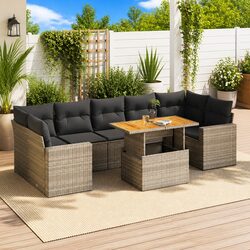 Transform Your Outdoor Space with This 8-Piece Sofa Set