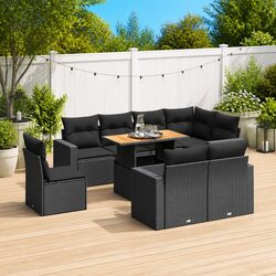 Transform Your Outdoor Space with a 9-Piece Sofa Set