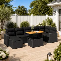 Transform Your Outdoor Space with This 8-Piece Sofa Set