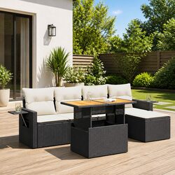 Elevate Your Outdoor Space with a Modular 6-Piece Sofa Set