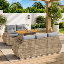 Enhance Your Outdoor Space with This 6-Piece Sofa Set