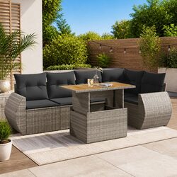 Enhance Your Outdoor Space with 6-Piece Sofa Set