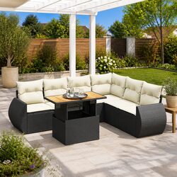 Transform Your Outdoor Space with This 7 Piece Sofa Set