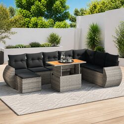 Stylish Outdoor 9-Piece Sofa Set for Your Patio