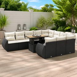 Elevate Your Outdoor Space with 11 Piece Garden Sofa Set