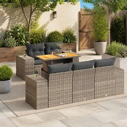 Enhance Your Outdoor Space with a 6 Piece Garden Sofa Set