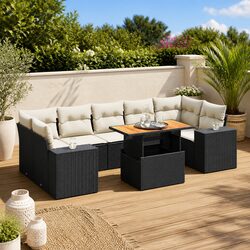 Transform Your Outdoor Space with This 8-Piece Garden Sofa Set